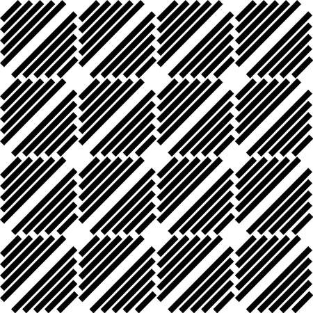 Black pattern on white backdrop. Decorative ornament.のイラスト素材