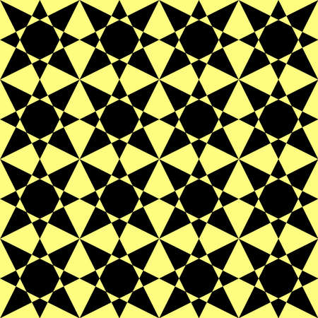 Black stars on white background. Ornamental design.のイラスト素材