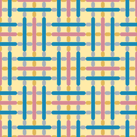 Graphic pattern vector illustration. Geometric stylish ornate for textile prints and backgrounds.のイラスト素材