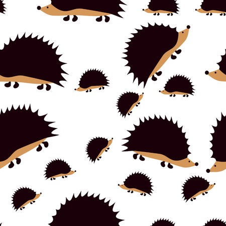 Cute little hedgehogsのイラスト素材