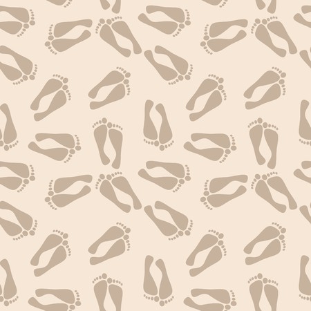 Footprints - design backgroundのイラスト素材