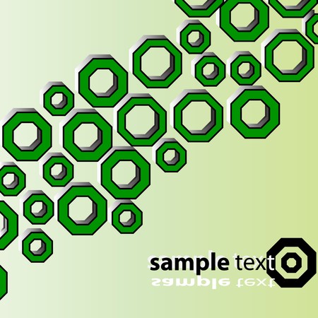 ecology background with green のイラスト素材