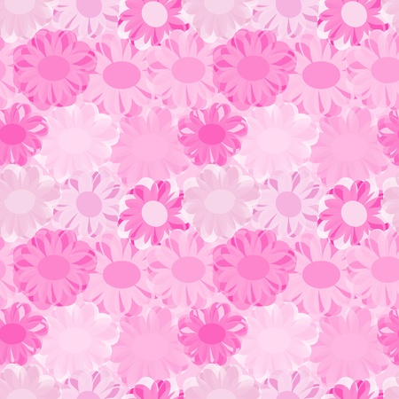 Seamless background with art flowersのイラスト素材