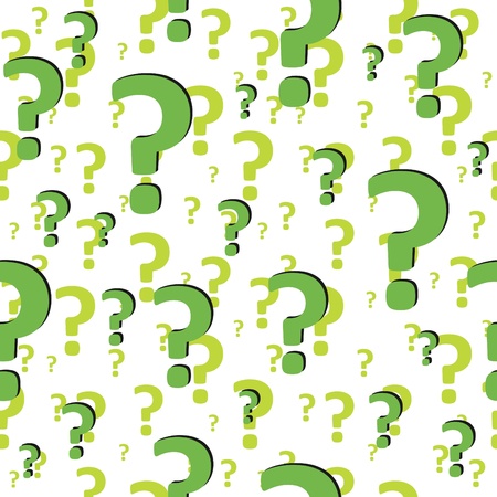 Question sign. Art 3d illustrationのイラスト素材