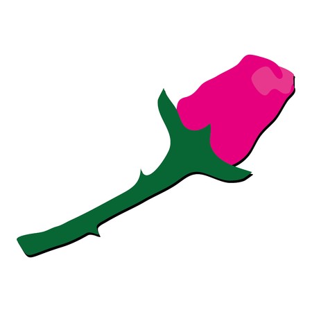 Background with beautiful pink roseのイラスト素材