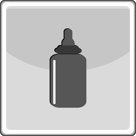 baby bottle symbol  のイラスト素材