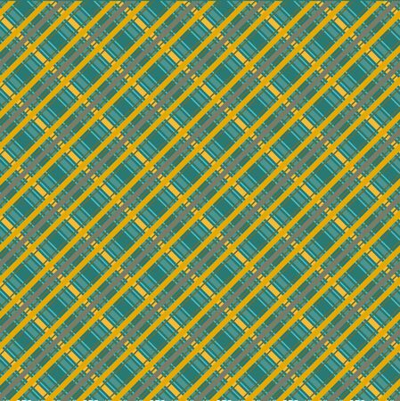 Seamless plaid material vector patternのイラスト素材