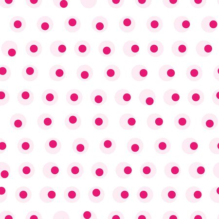 Seamless pink circle abstract patternのイラスト素材