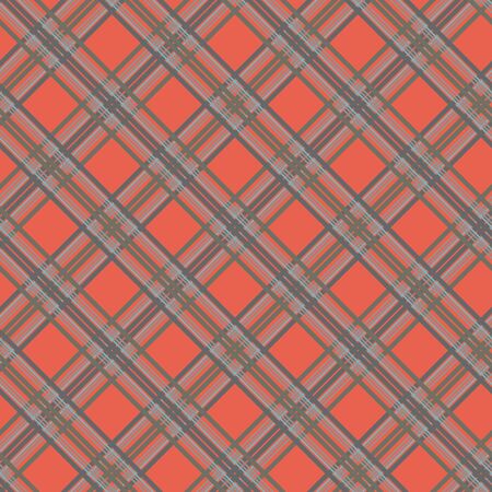 Seamless plaid material vector patternのイラスト素材