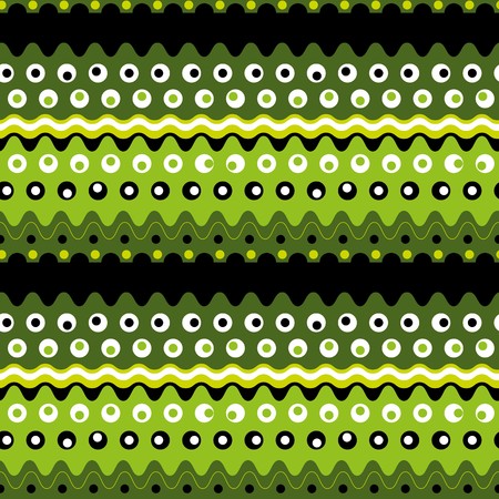 Seamless abstract green geometric patternのイラスト素材