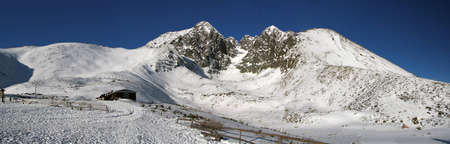 High Tatras is the name of the mountain in Slovakia の写真素材