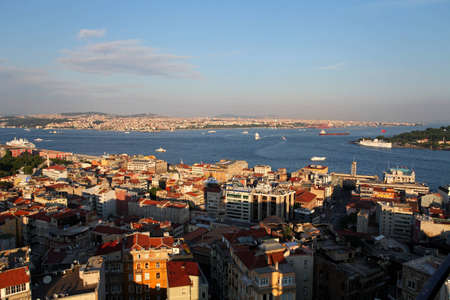 The view of the Istanbul - Bosphorusの写真素材