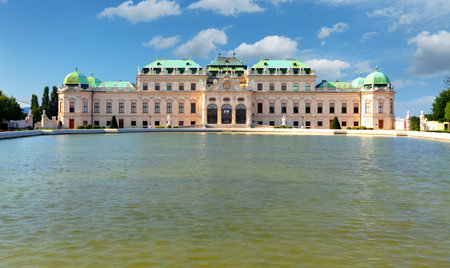 Belvedere Palace in Vienna -  Austriaのeditorial素材
