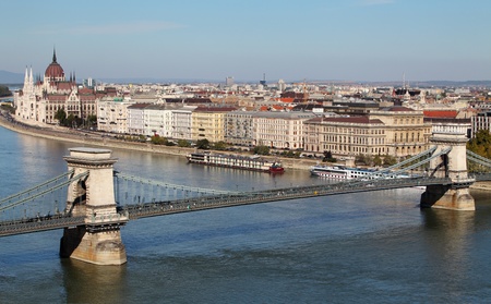 Budapest - panorama from castleの写真素材