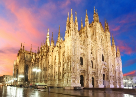 Milan cathedral dome - Italyの写真素材