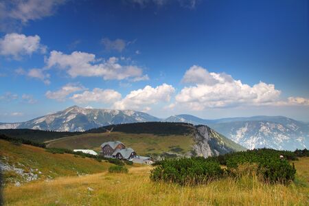 Otto mountain hut in Rax Alpsの写真素材