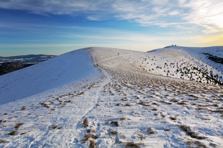Slovakia mountain at winter - Fatrasの写真素材