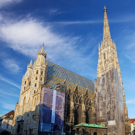 St  Stephan cathedral in Vienna, Austriaの写真素材