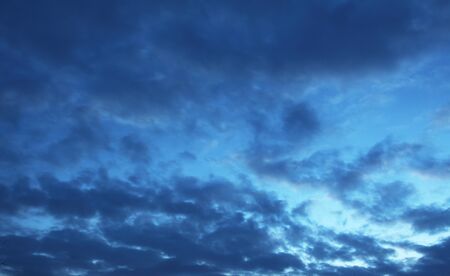 Blue sky with cloudsの写真素材