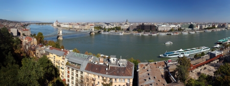 Budapest - panorama from castleの写真素材