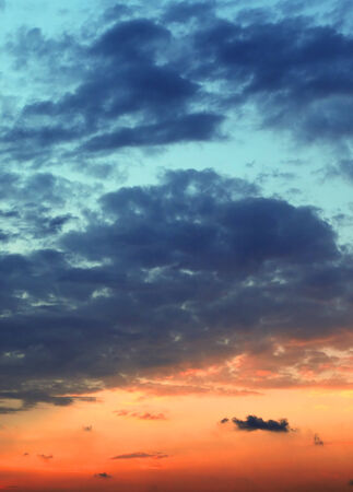 Sunset skyの写真素材