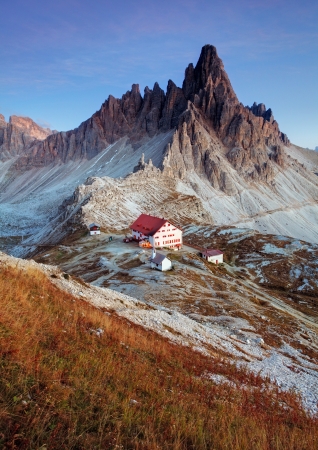 Tre cime - Italy dolomites at nightの写真素材