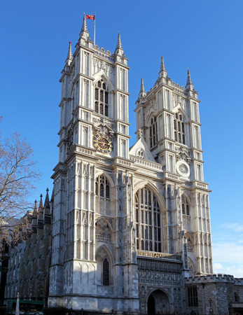 Westminster Abbey at day, Londonの写真素材