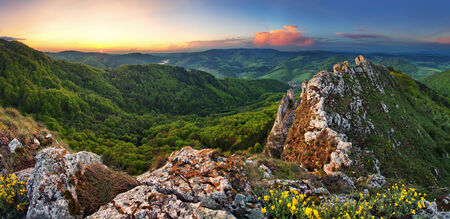 Slovakia mountain at spring - Vrsatecの写真素材
