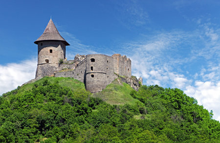 Ruin of Castle Somoska, Slovakia のeditorial素材