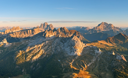 Dolomites panoramaの写真素材