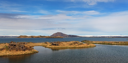 Lake Myvatn - Icelandの写真素材