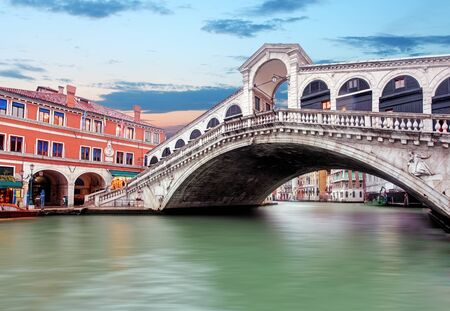 Venice - Grand canal from Rialto bridgeの写真素材