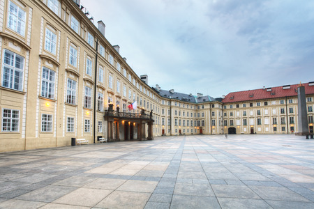 Prague castle indoorの写真素材