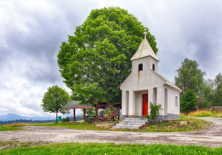 Chapel in Slovakia region Kysuceの写真素材