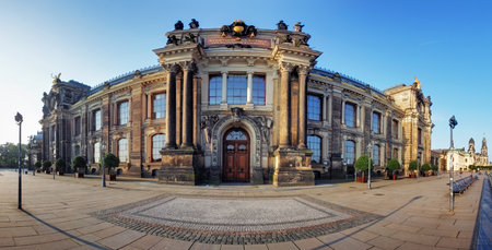 Art academy in Dresden, Germanyのeditorial素材