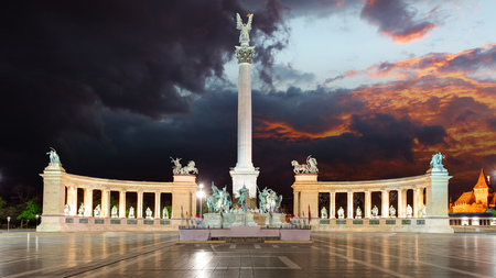 Budapest - Heroes squareの写真素材