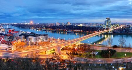 Bratislava Bridge - Slovakiaの写真素材