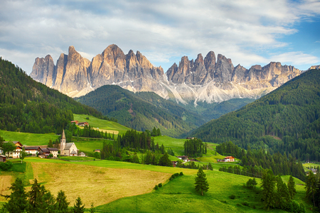 Dolomites alps, Mountain - Val di Funesの写真素材