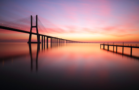 Portugal, Lisbon - Vasco da Gamaの写真素材