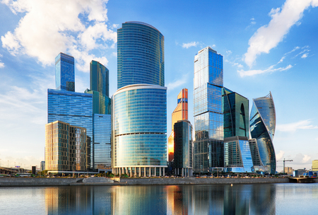 Moscow International Business Center, Russiaの写真素材