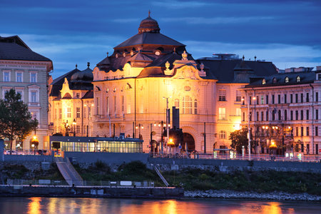 Slovak Philharmony, Reduta building, Bratislava, Slovakiaのeditorial素材