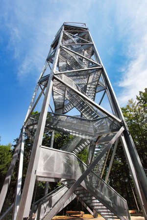 Lookout tower over the city Brezno, Slovakiaの写真素材