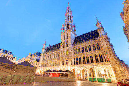 Brussels - Grand place, Belgiumの写真素材