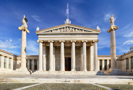 Academy of Athens, Greeceの写真素材
