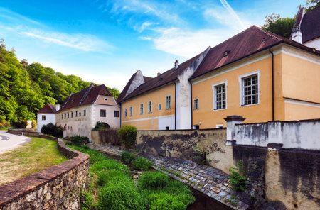 Aggsbach Charterhouse in Wachau valley, Austriaの写真素材