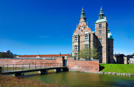 Rosenborg Castle in Copenhagen, Denmarkの写真素材