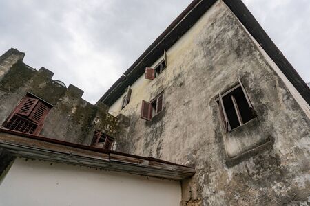 Old Deutsch German Colonial Fort in Bagamoyo Historical city part near the Dar Es Salaam on the Indian Ocean Coastの写真素材