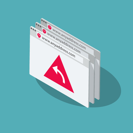 Vector illustration of a vector illustration with a red background. Flat design, easy to use for your website or presentation.のイラスト素材
