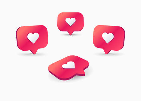 Like notification bubbles in different angles. Easy to use for your website or presentation.のイラスト素材