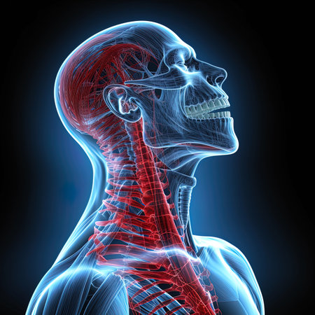 3D Illustration of Human Skeleton Skull Bone Anatomy for Medical Conceptの写真素材